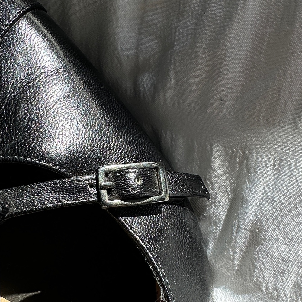 JIMMY CHOO leather buckle sling back - Picture 8 of 9